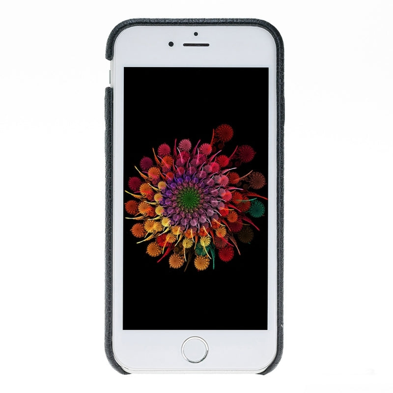 Apple iPhone 7-8-SE Uyumlu Deri Arka Kapak FC Kanarya Desenli