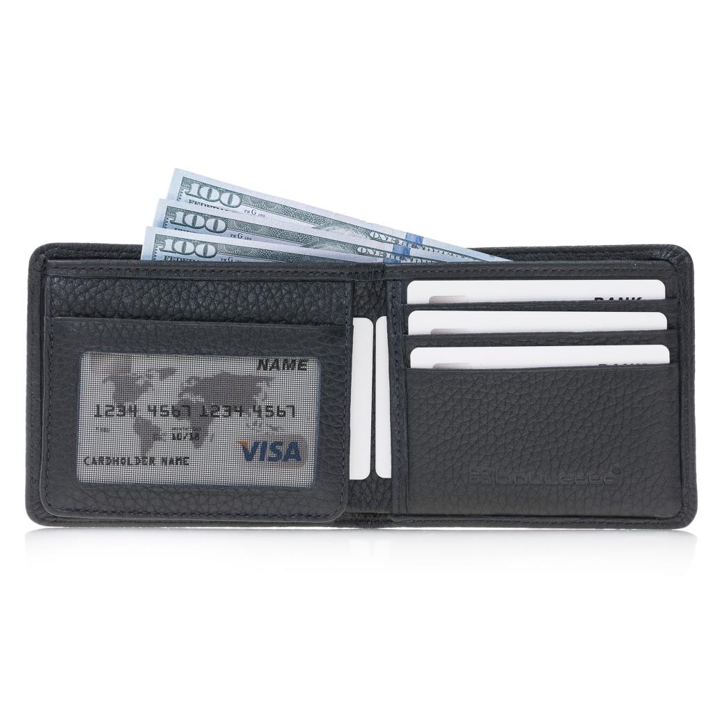 Carlos Hakiki Deri, El Yapımı Cüzdan Lacivert