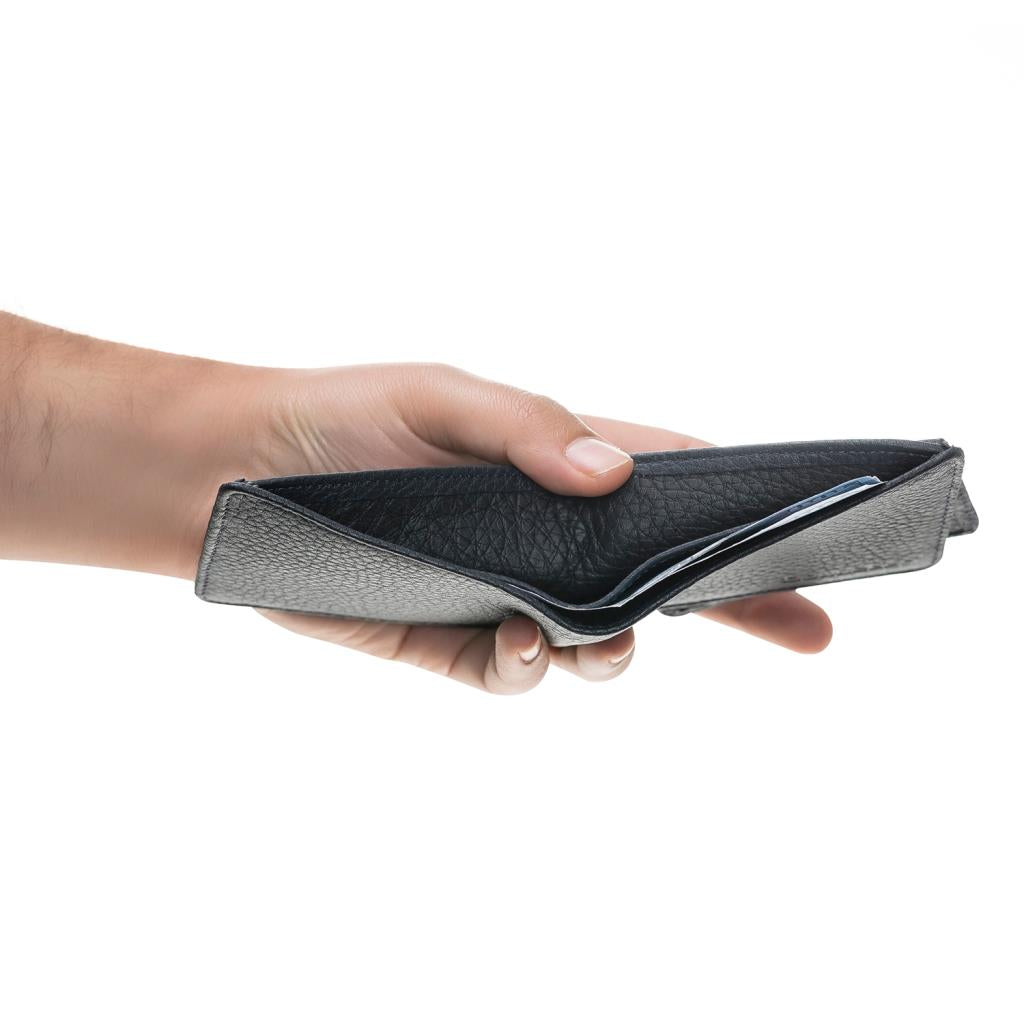 Carlos Hakiki Deri, El Yapımı Cüzdan Lacivert