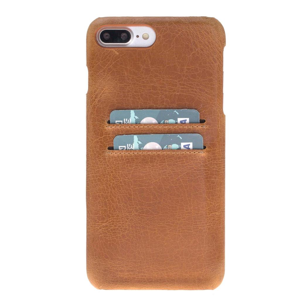 Apple iPhone 7-8-SE Uyumlu Deri Arka Kapak FXCP Kuga UJ-CC RO2