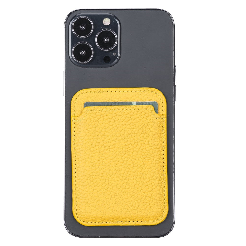 Maggy Hakiki Deri, El Yapımı, Mıknatıslı Kartlık, FL12 Sarı