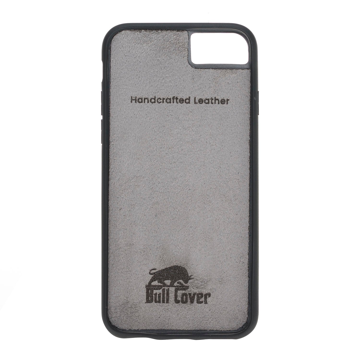 Apple iPhone 7-8-SE Uyumlu Deri Cüzdanlı Kılıf TN18EF Gri