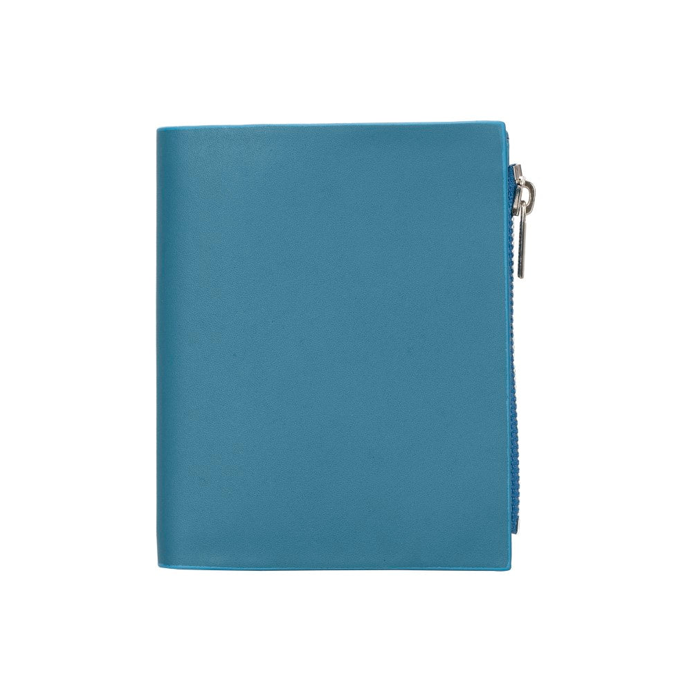 Kompa Hakiki Deri, El Yapımı Cüzdan, Gölgeli Mavi