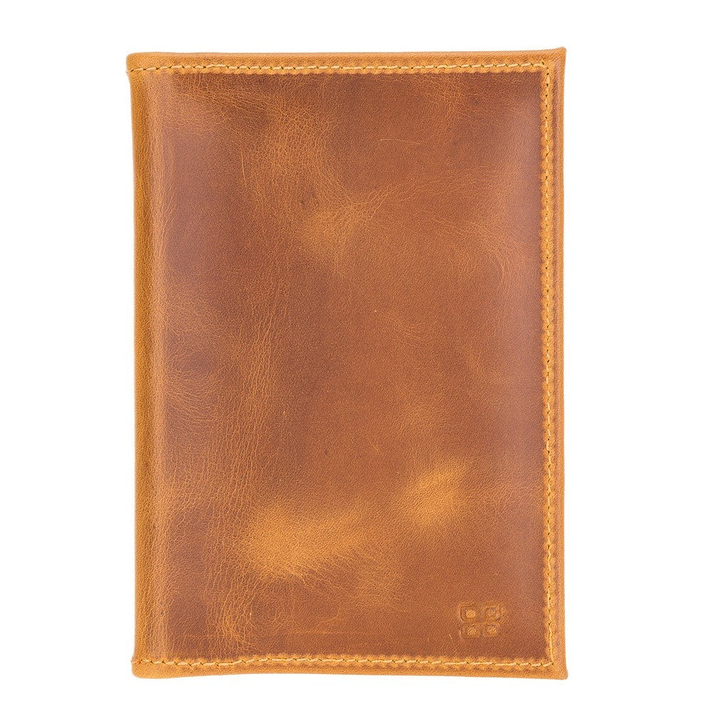 Hakiki Deri, El Yapımı Cüzdan, Pasaport Bölümlü, PH04 G19 Taba