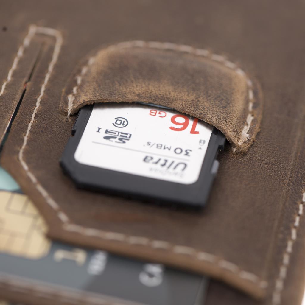 Hakiki Deri, El Yapımı Cüzdan, Pasaport Bölümlü, PH04 G6 Antik Kahve