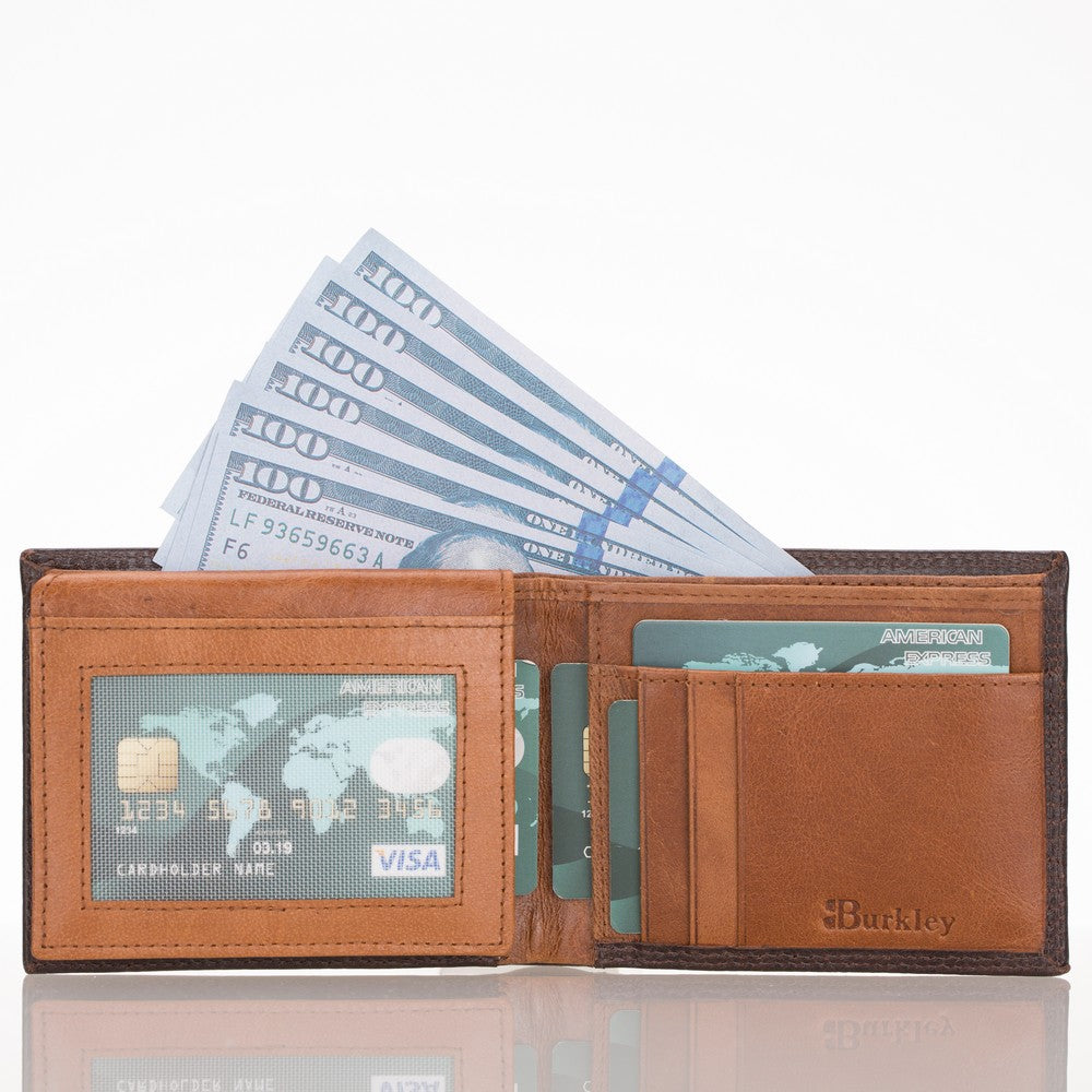 Burkley 1322 Deri Cüzdan Kahverengi