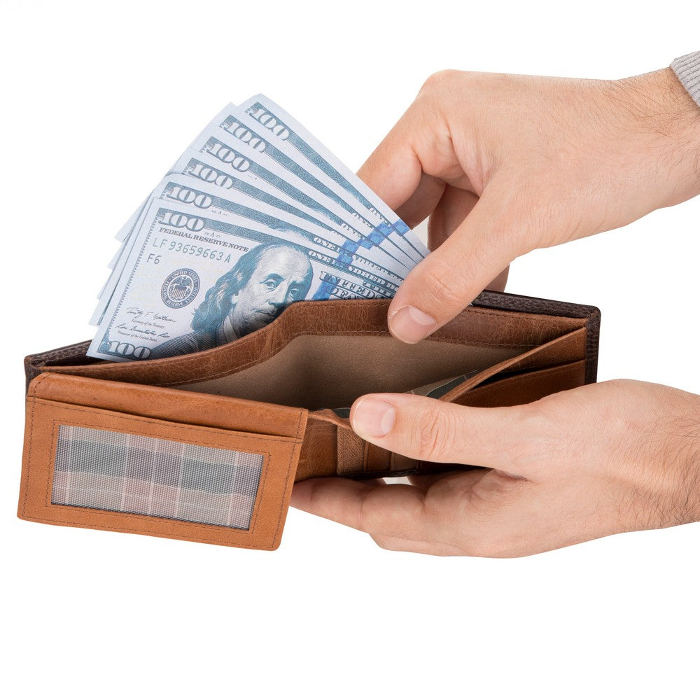 Burkley 1322 Deri Cüzdan Kahverengi