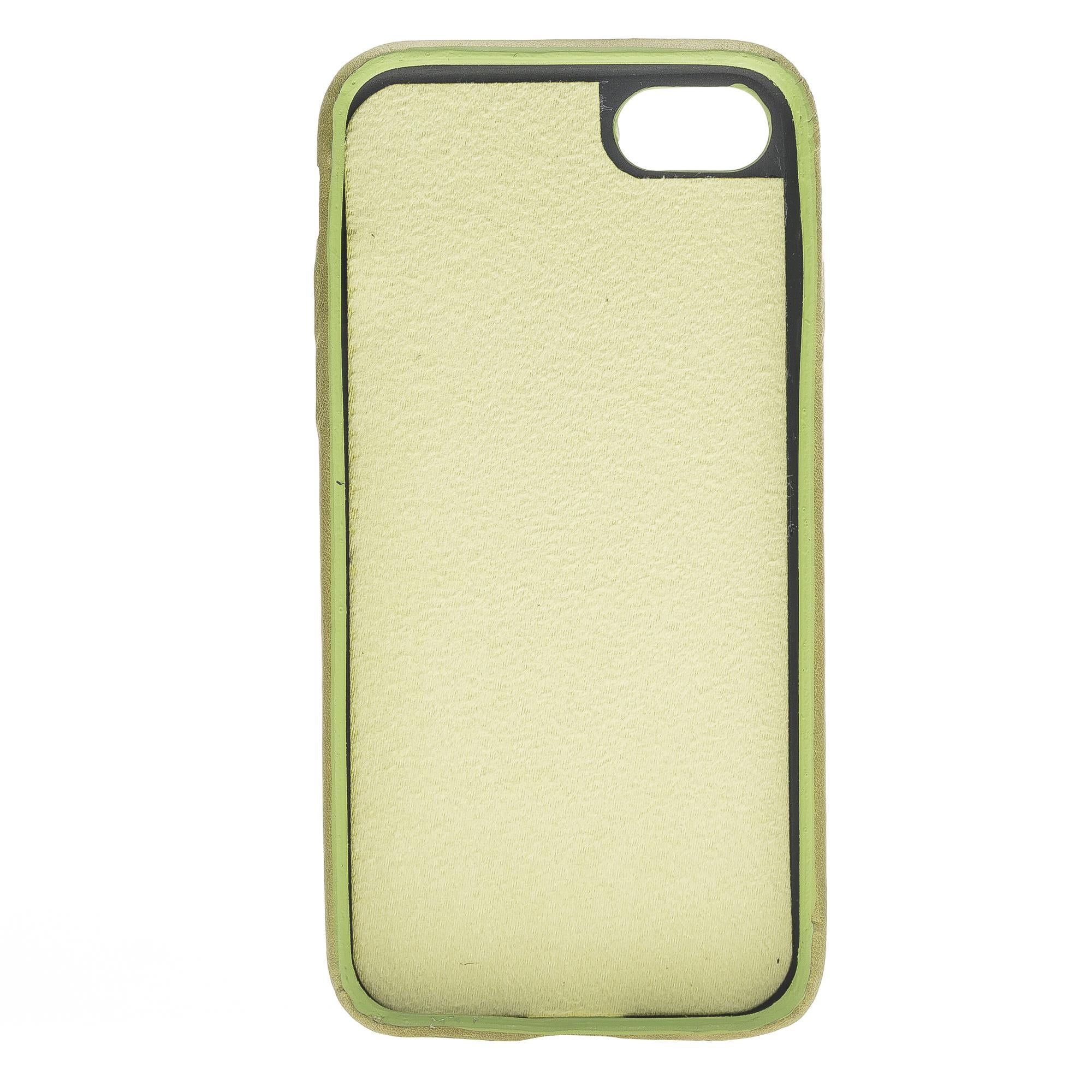 Apple iPhone 7-8-SE Uyumlu Deri Arka Kapak FXCP UCCC CZ09