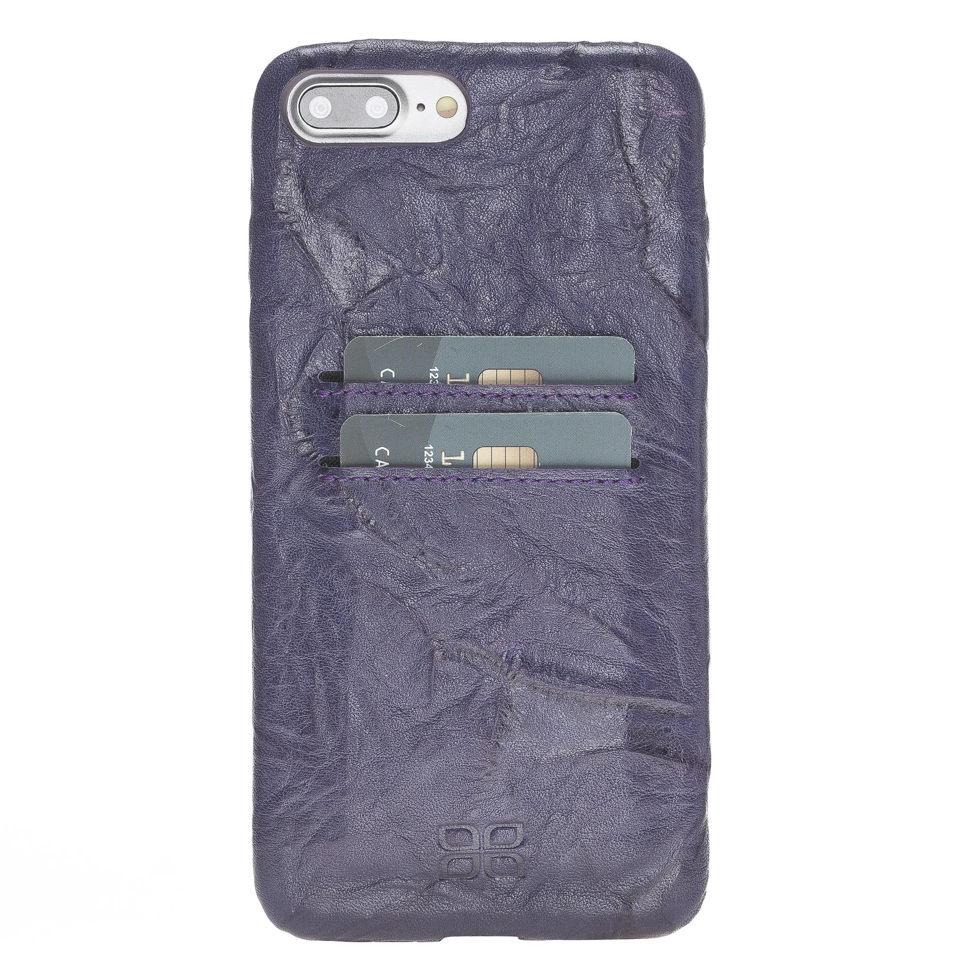 Apple iPhone 7-8-SE Uyumlu Deri Arka Kapak FXCP UCCC B1