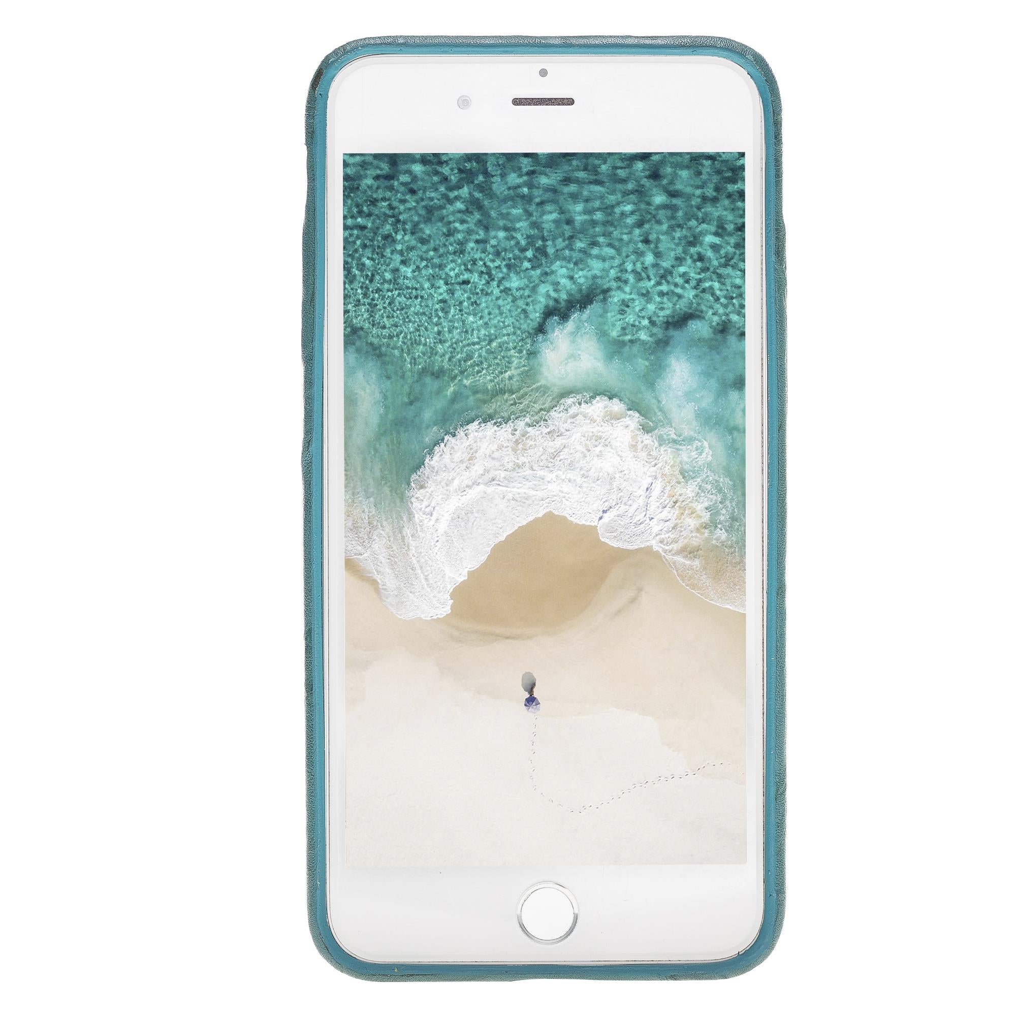 Apple iPhone 7-8 Plus Uyumlu Deri Arka Kapak FXCP UCCC B14