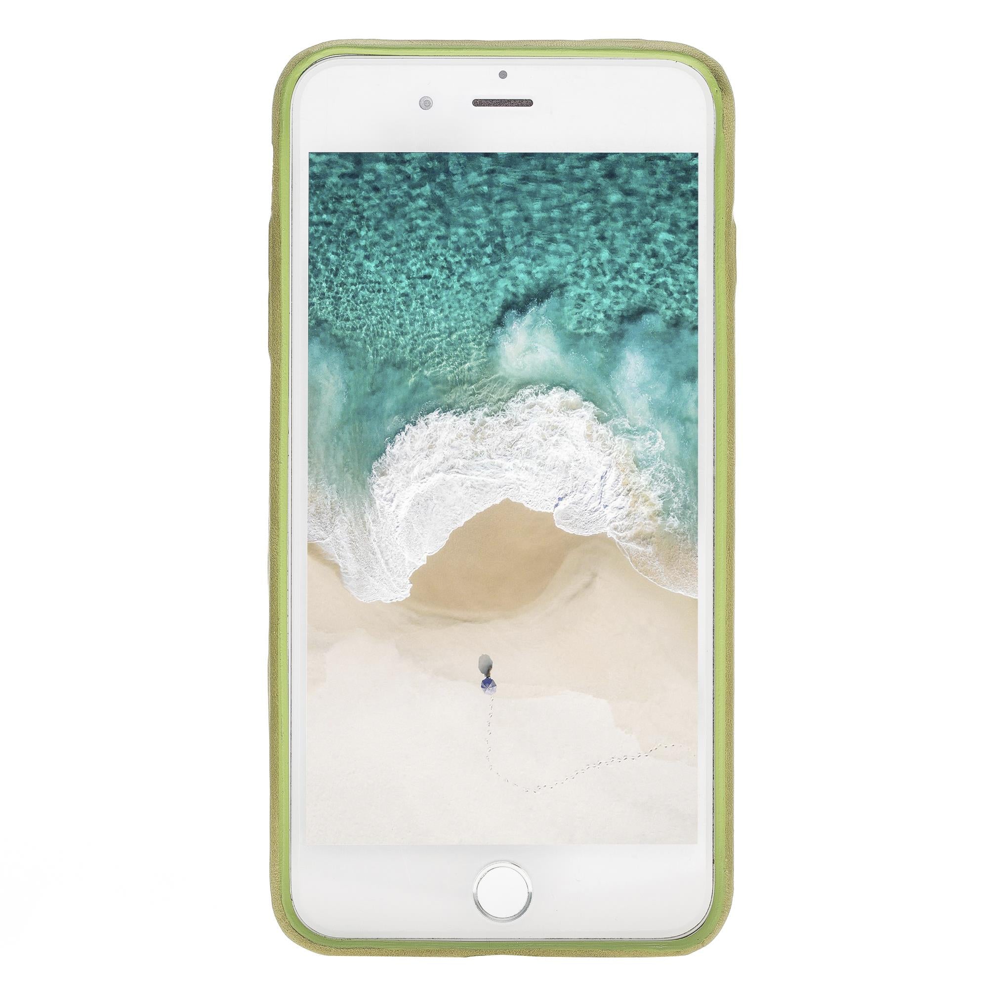 Apple iPhone 7-8 Plus Uyumlu Deri Arka Kapak FXCP UCCC CZ09