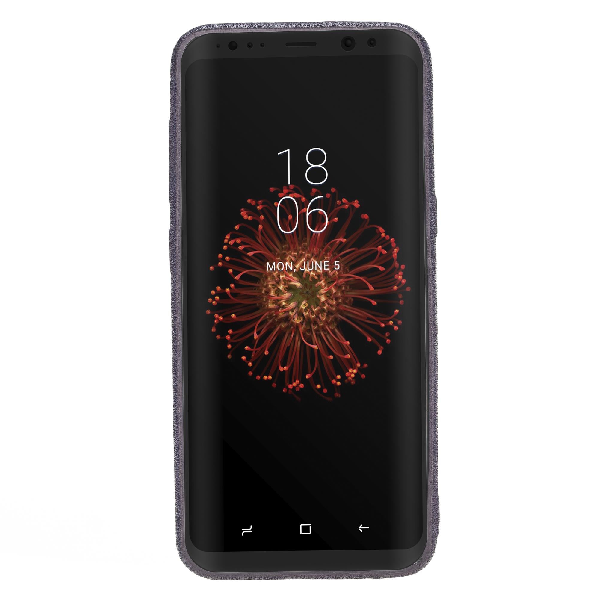 Samsung Galaxy S8 Uyumlu Deri Kartlıklı Arka Kapak UCCC B13