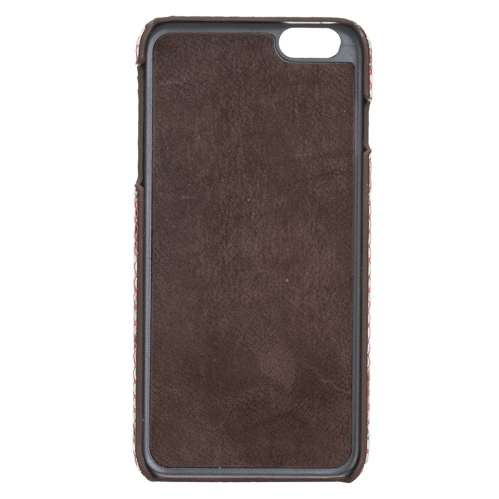 Apple iPhone 6 Plus Uyumlu Deri Arka Kapak UJ-CC Y5