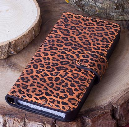 Apple iPhone 5-5s-SE Uyumlu Deri Cüzdanlı Kılıf WC00 Y08