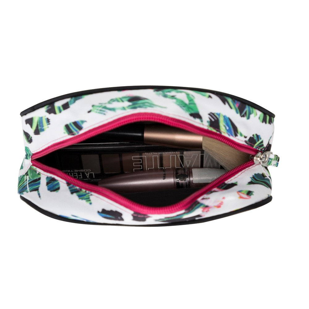 Boutique For Plm Betty Makyaj Çantası Beyaz Leopar