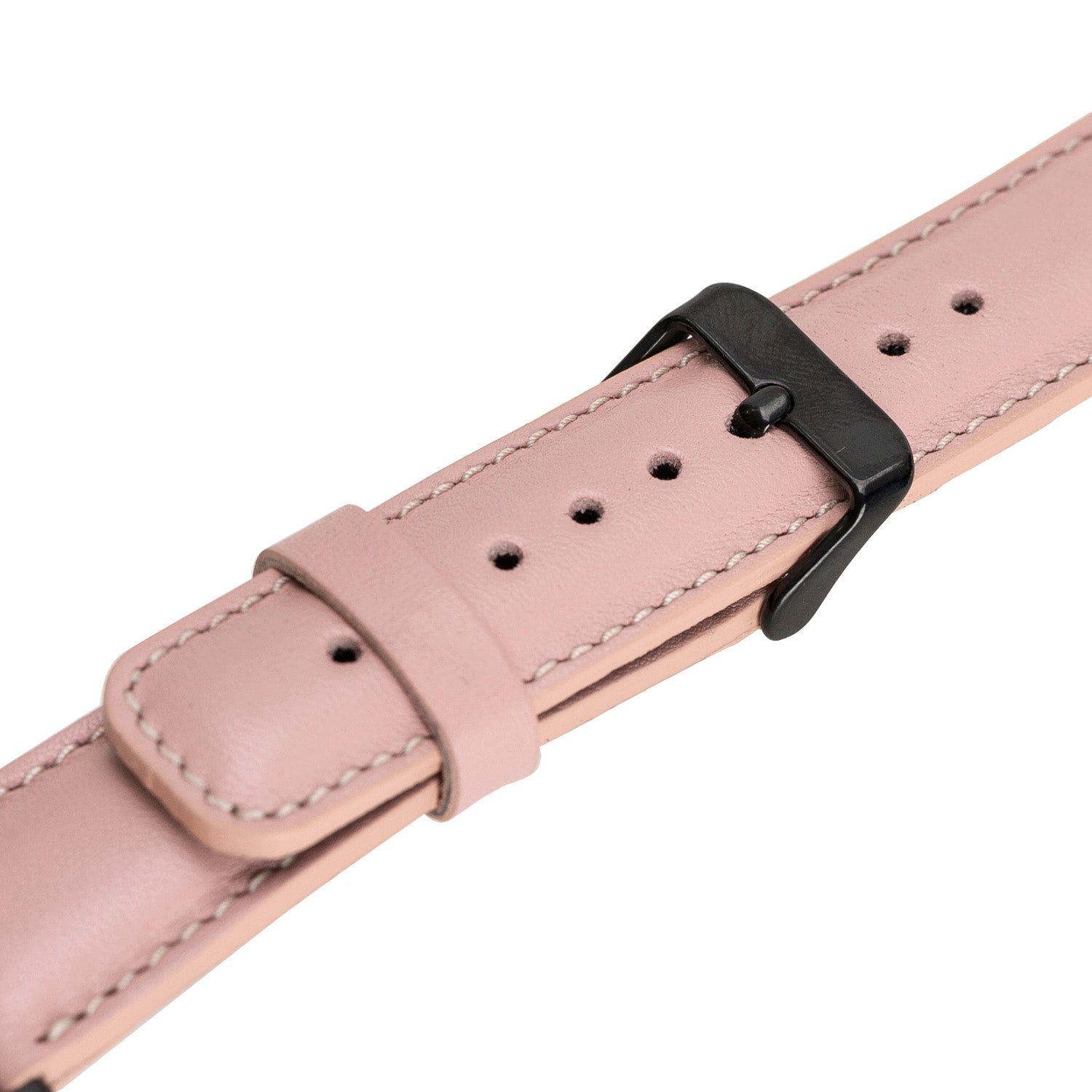 Apple Watch uyumlu, Hakiki Deri, El Yapımı Kordon, NU2-SM3 Siyah