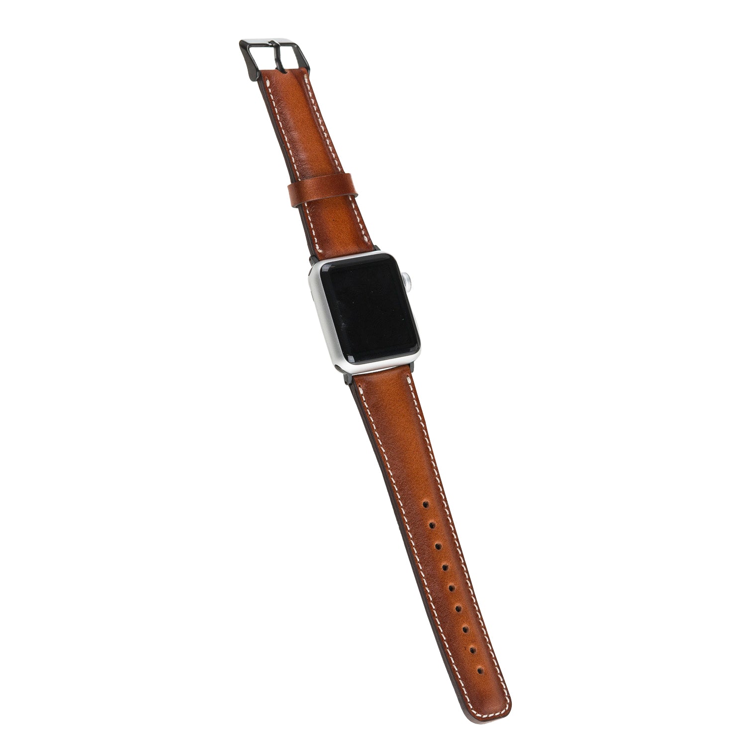 Apple Watch uyumlu, Hakiki Deri, El Yapımı Kordon, SM3 BC Gölgeli Taba