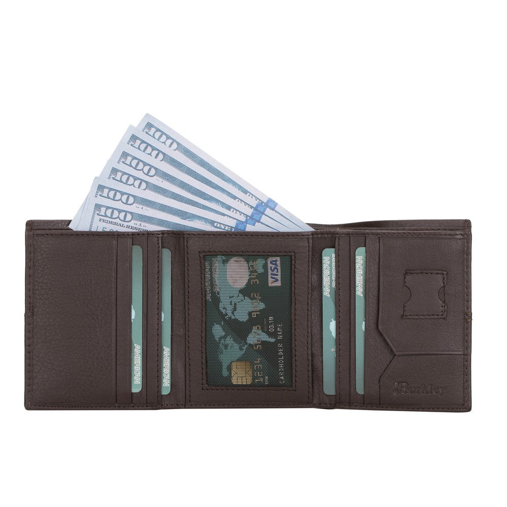 Burkley 2125 Deri Cüzdan Kahverengi