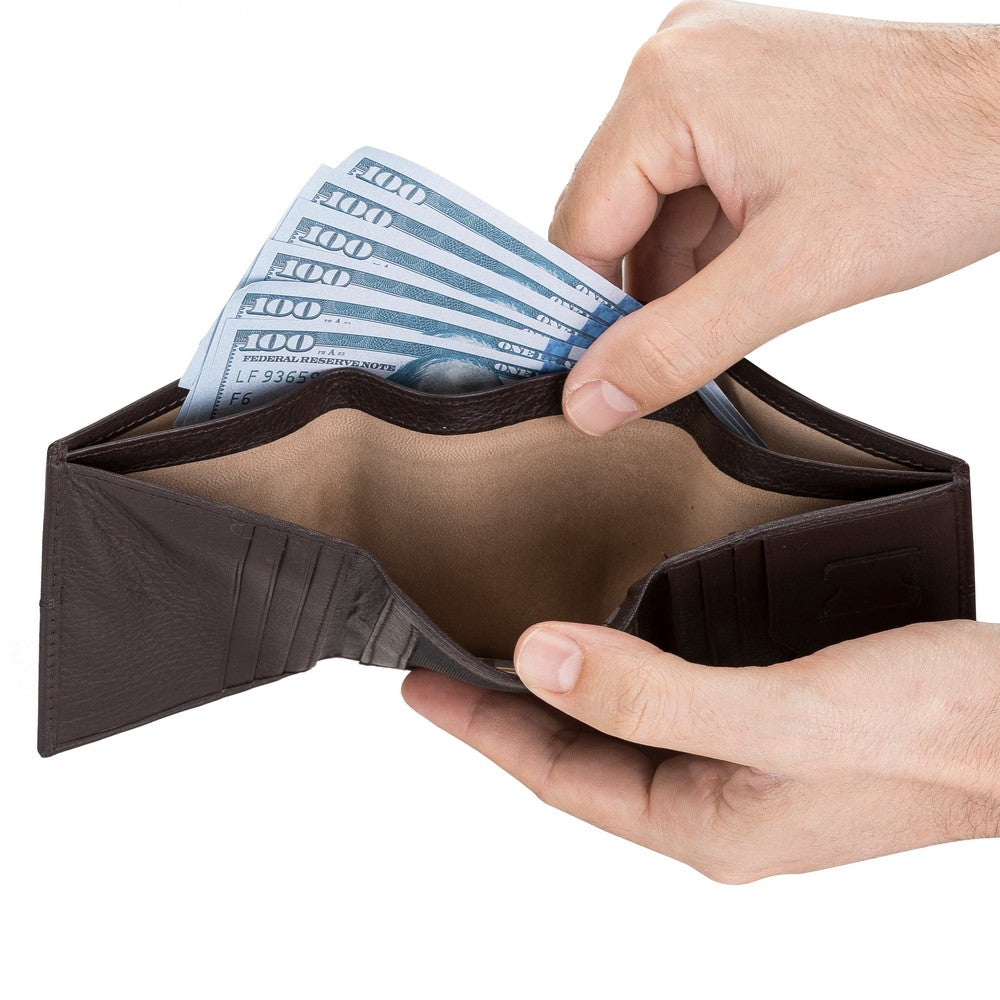 Burkley 2125 Deri Cüzdan Kahverengi