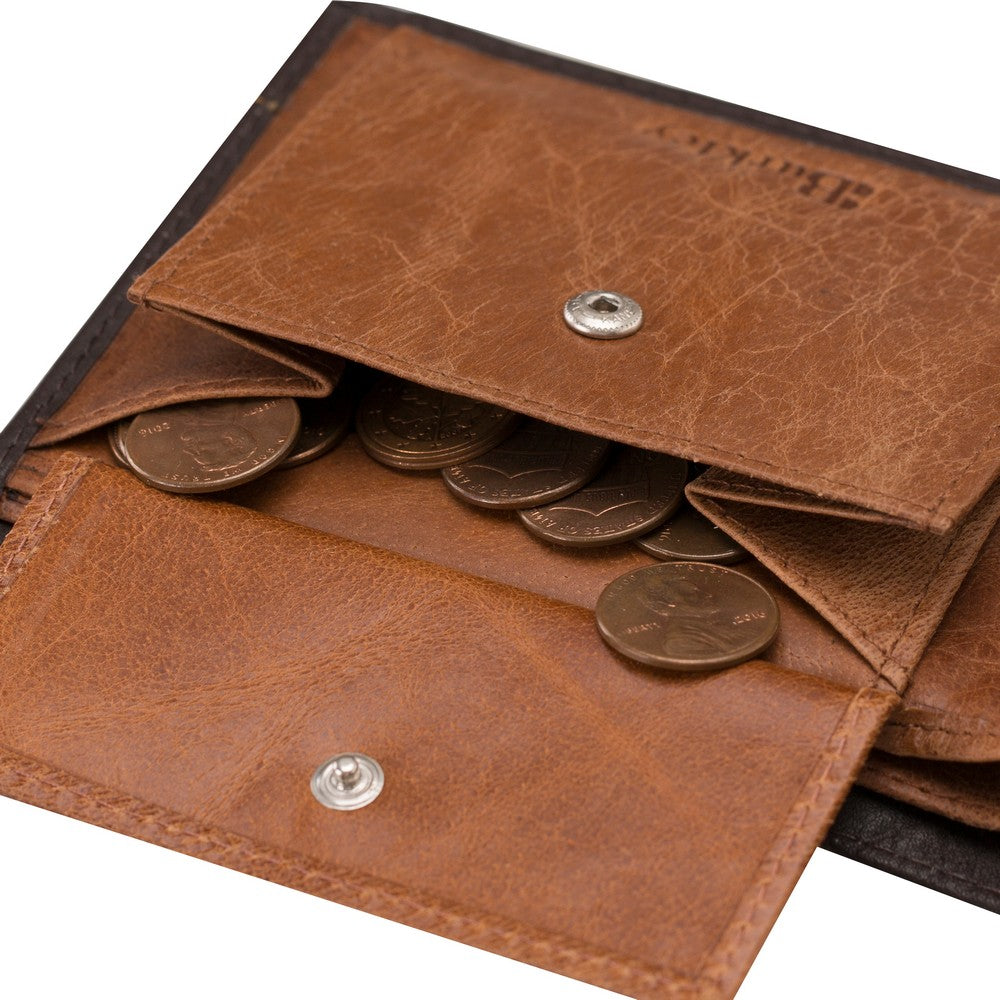 Burkley 2143 Deri Cüzdan Kahverengi