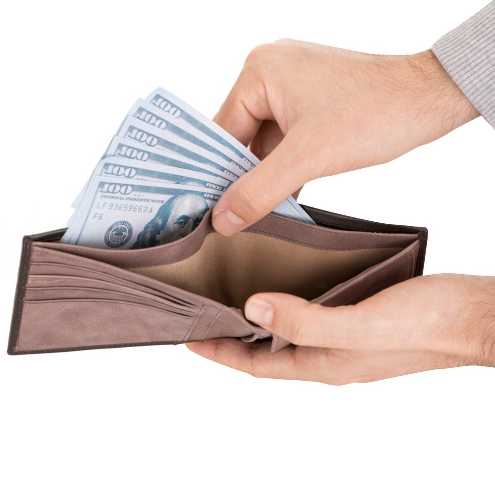 Burkley 2076S Deri Cüzdan Kahverengi