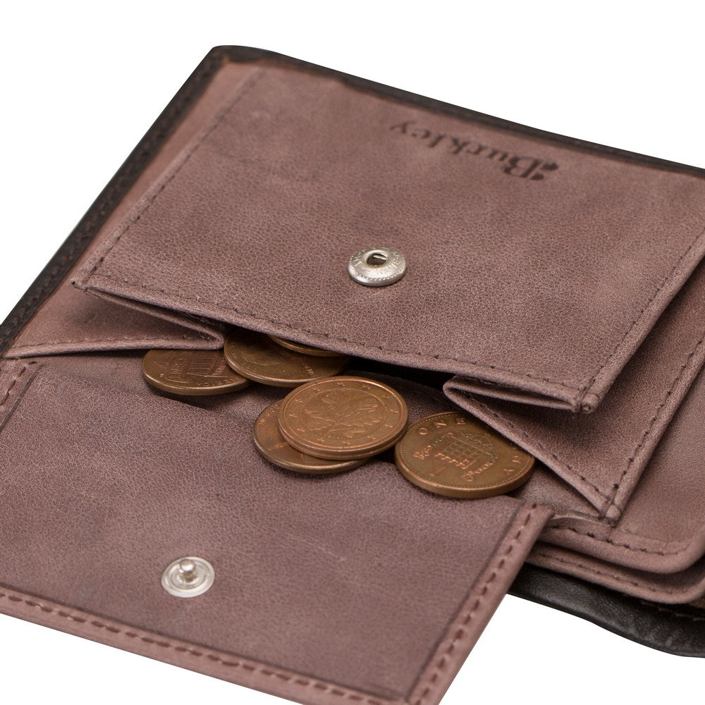 Burkley 2076S Deri Cüzdan Kahverengi