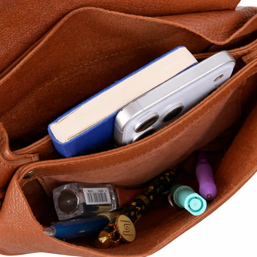 Arvelia Luxury Hakiki Deri Çanta - El ve Omuz Askılı Mini Bag