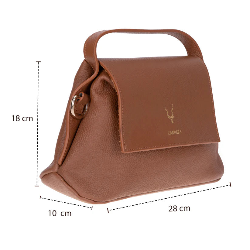 Arvelia Luxury Hakiki Deri Çanta - El ve Omuz Askılı Mini Bag