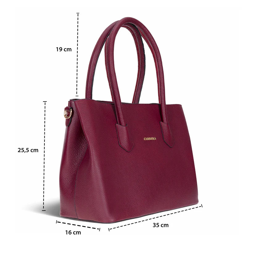 Novelya Hakiki Deri El Çantası - Geniş İç Hacimli Premium Croco Tote Bag