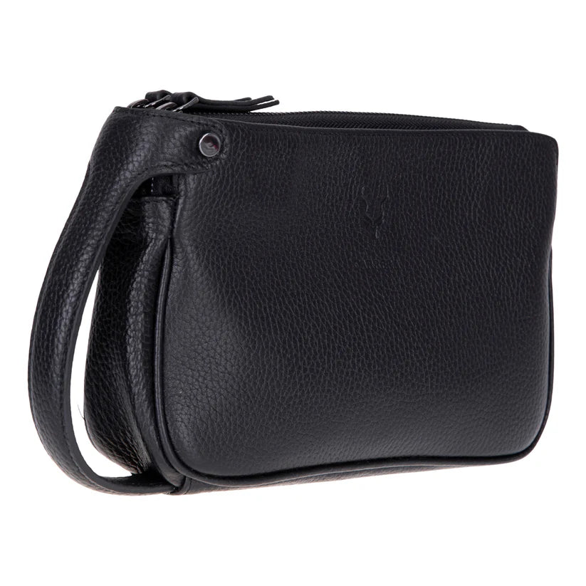 Valdiero %100 Hakiki Dana Derisi Erkek El Portföyü - Çok Bölmeli Vintage Organizer