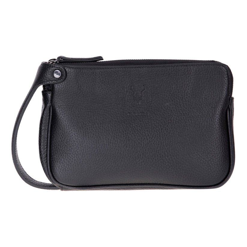 Valdiero %100 Hakiki Dana Derisi Erkek El Portföyü - Çok Bölmeli Vintage Organizer