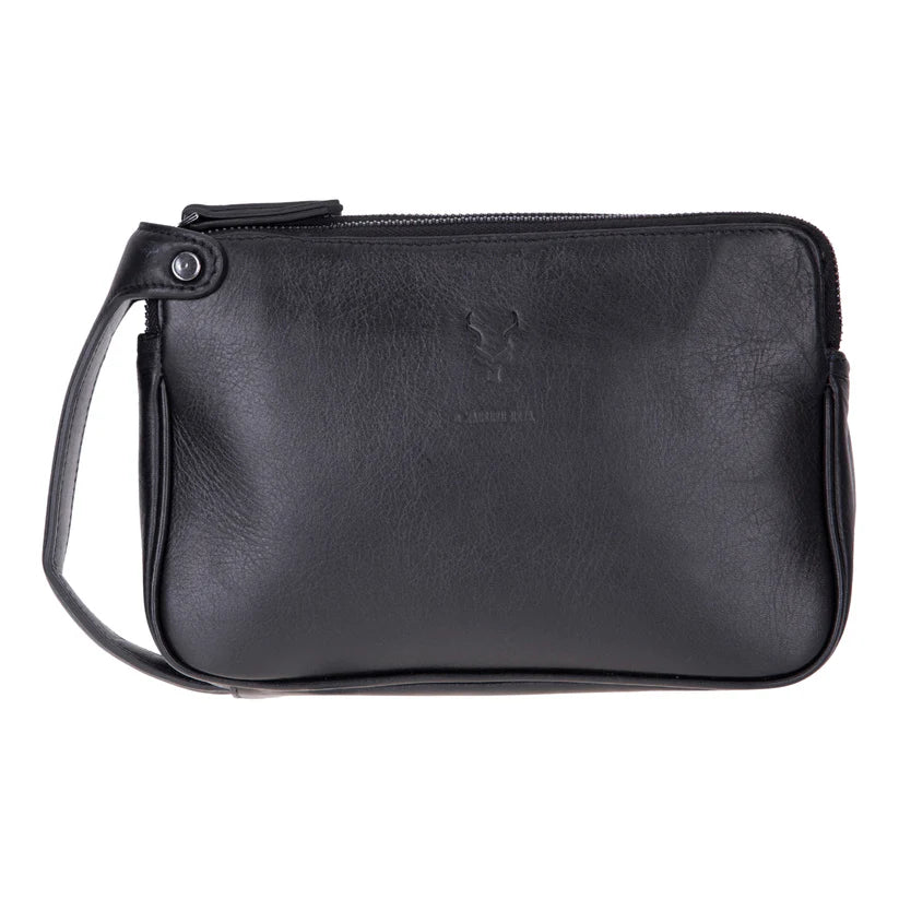 Valdiero %100 Hakiki Dana Derisi Erkek El Portföyü - Çok Bölmeli Vintage Organizer