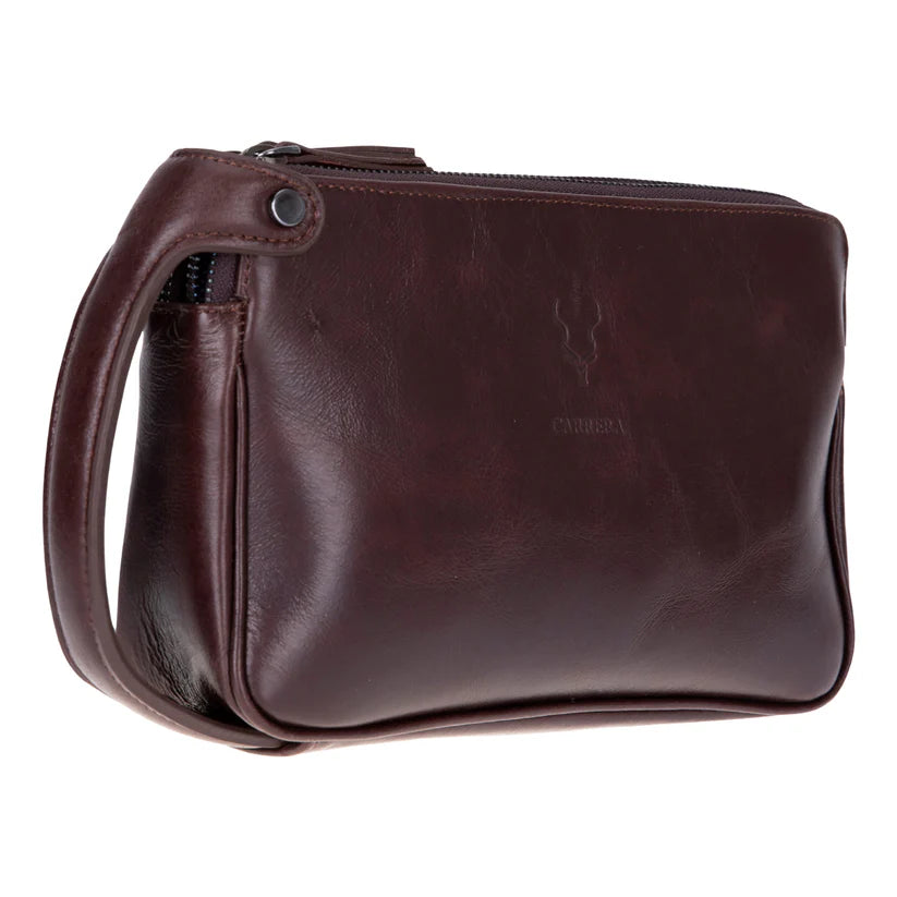 Valdiero %100 Hakiki Dana Derisi Erkek El Portföyü - Çok Bölmeli Vintage Organizer