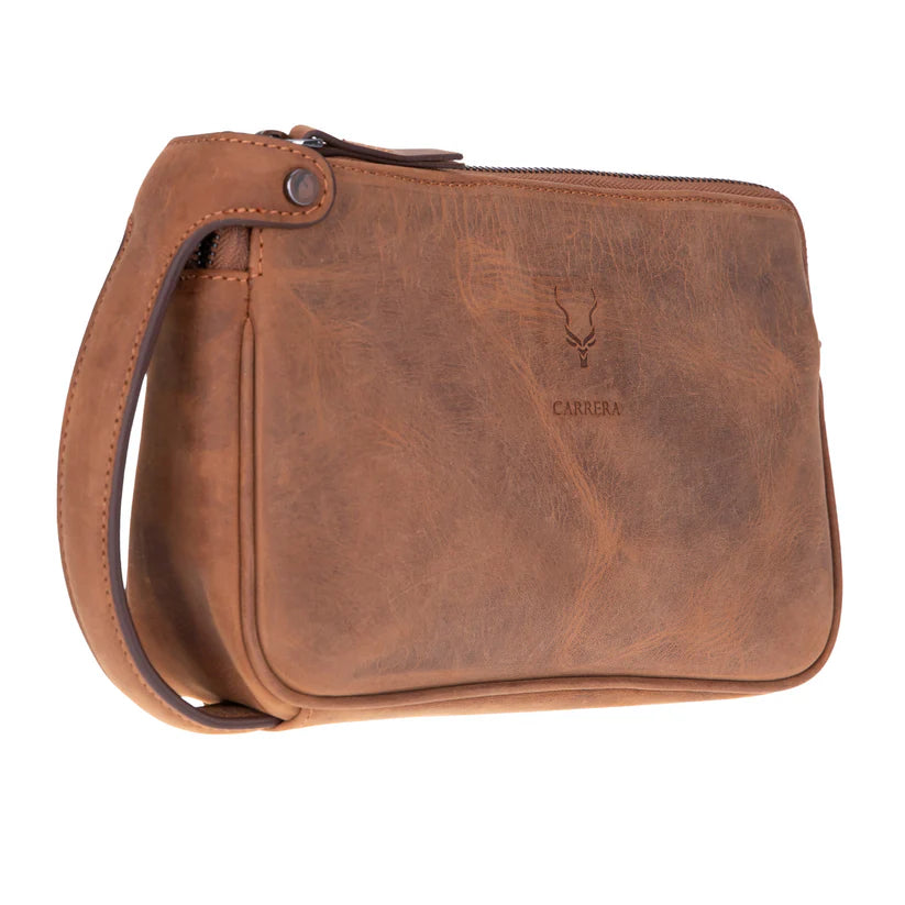 Valdiero %100 Hakiki Dana Derisi Erkek El Portföyü - Çok Bölmeli Vintage Organizer