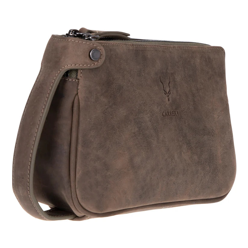 Valdiero %100 Hakiki Dana Derisi Erkek El Portföyü - Çok Bölmeli Vintage Organizer