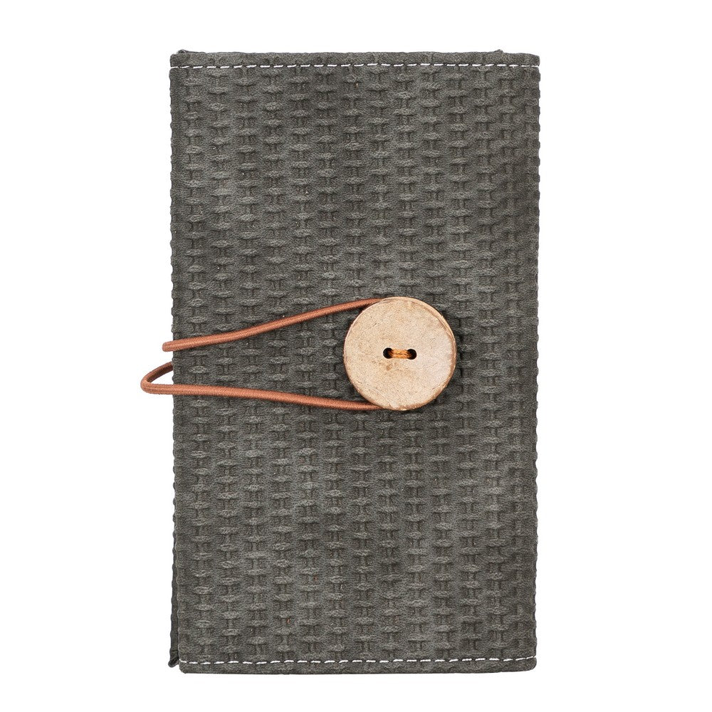 Suni Deri, El Yapımı, Kablo ve Aksesuar Taşıma Çantası, Örgü Antrasit