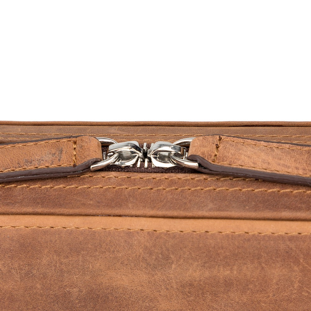 Hakiki Deri, El Yapımı, Aksesuar Taşıma Çantası, G2 Antik Kahve