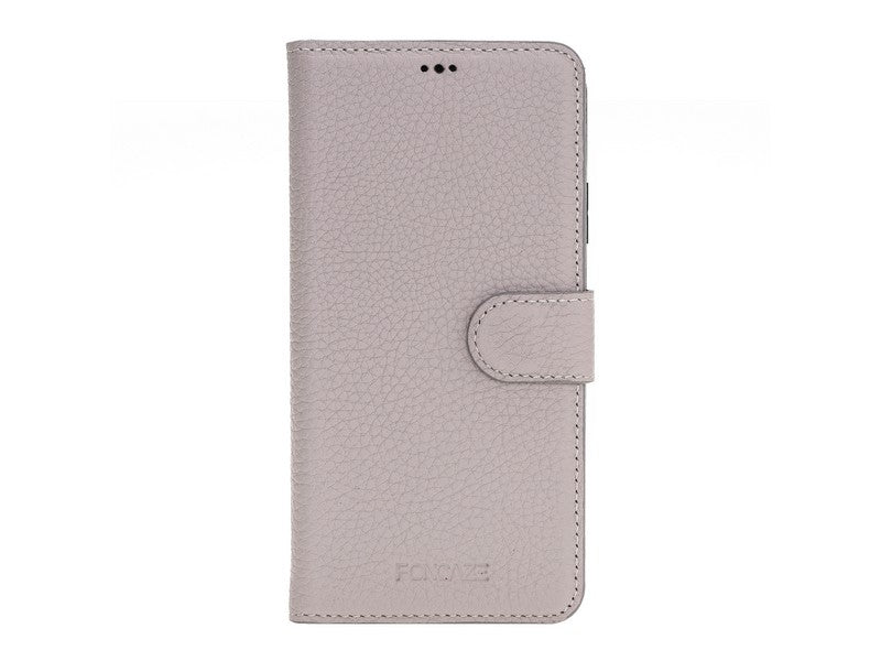 Apple iPhone 11 Pro Max uyumlu, Hakiki Deri, El Yapımı, Cüzdanlı Kılıf, Foncaze ERC3