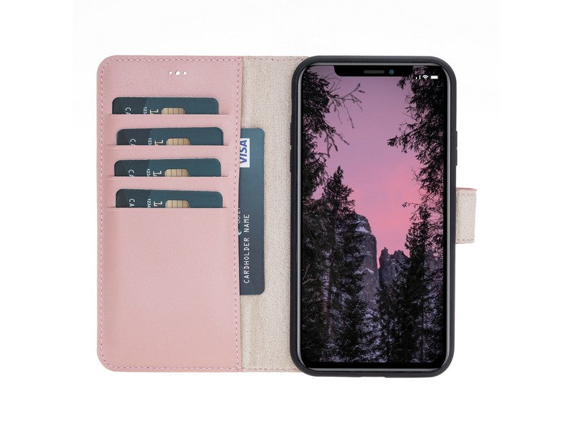 Samsung Galaxy S10 Plus Uyumlu Deri Cüzdanlı Kılıf Foncaze NU2