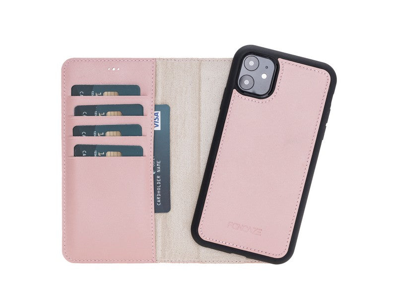 Samsung Galaxy S10 Plus Uyumlu Deri Cüzdanlı Kılıf Foncaze NU2