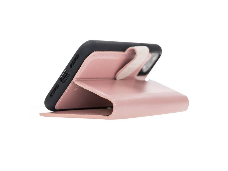 Samsung Galaxy S10 Plus Uyumlu Deri Cüzdanlı Kılıf Foncaze NU2