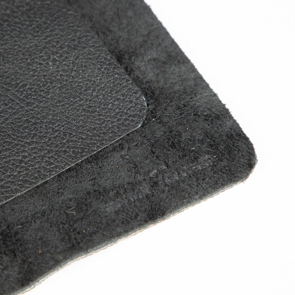 Gerçek Deri Masa Matı 80*37cm Kömür Siyah