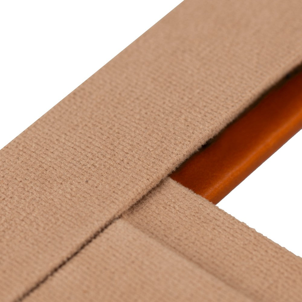 Hakiki Deri, El Yapımı Fotoğraf Çerçevesi, 22x17cm (15x10 foto) Rustik Taba