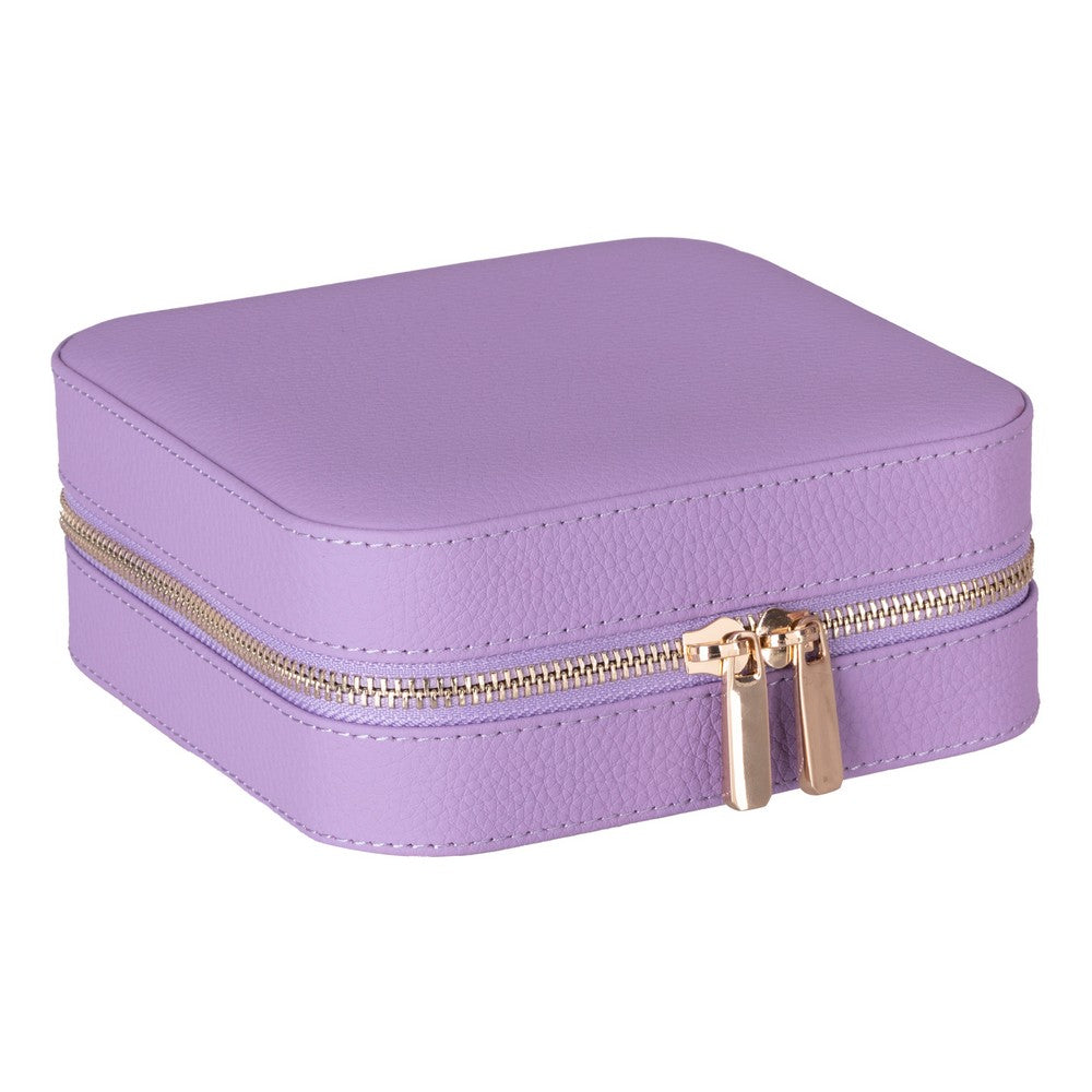 Gerçek Deri Seyahat Boy Takı Organizer Kutusu, Mücevher Aksesuar Çantası, Küpe Kolye Yüzük Düzenleyici