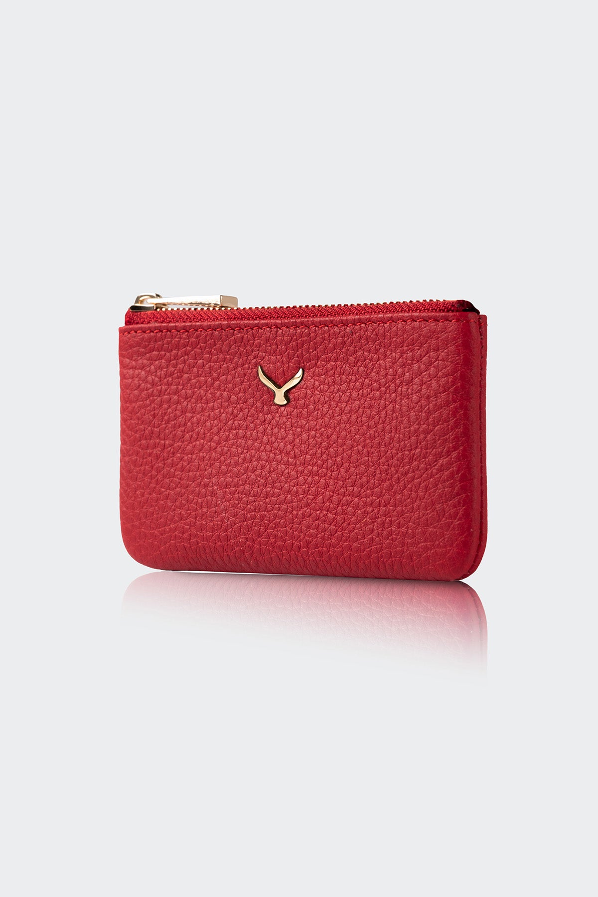 Hakiki Deri, El Yapımı, Bozuk Para Cüzdanı, 3002 Kırmızı