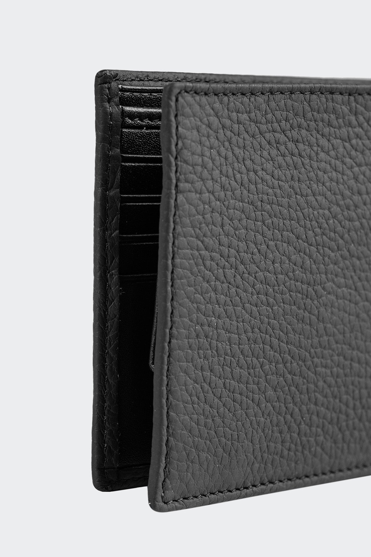 Hakiki Deri, El Yapımı, Erkek Cüzdan, 6 Kart Yuvalı, 4001 Siyah