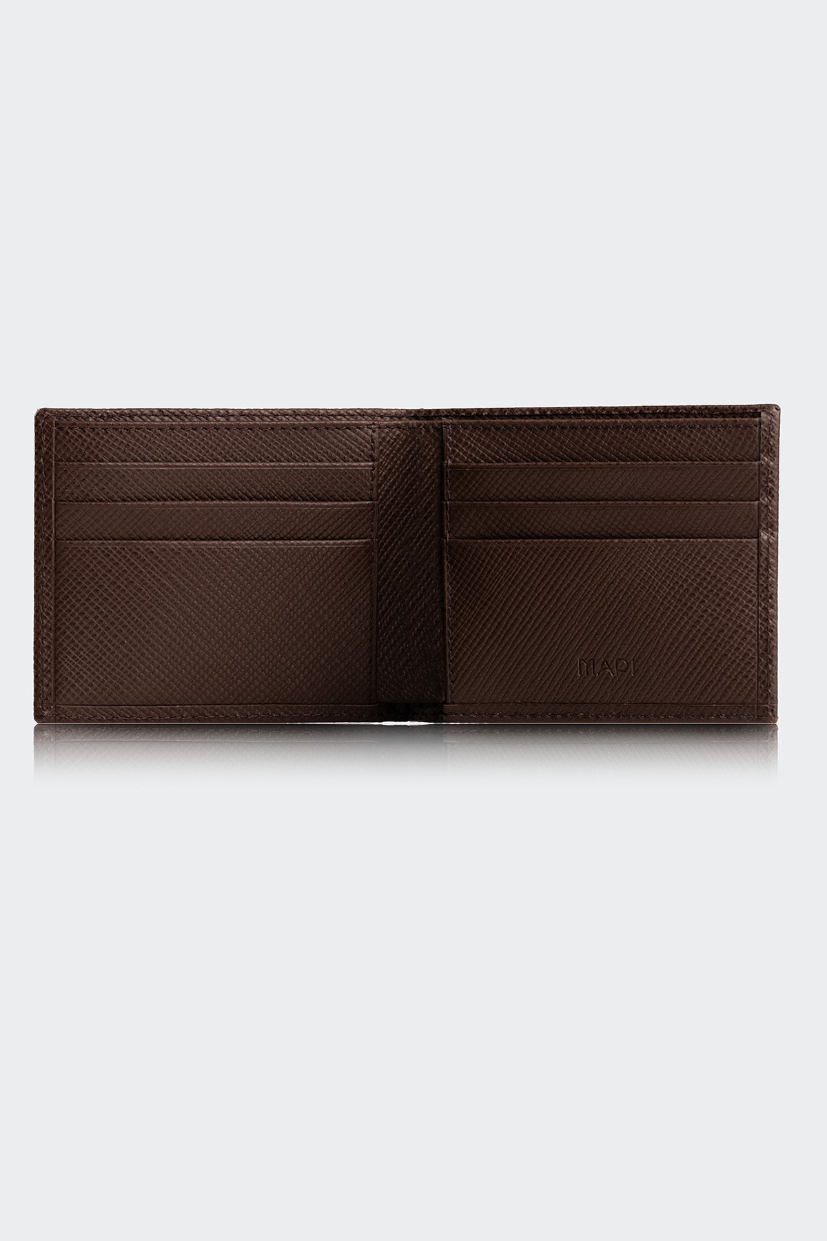 Hakiki Deri, El Yapımı, Erkek Cüzdan, 6 Kart Yuvalı, 4101 Kahverengi