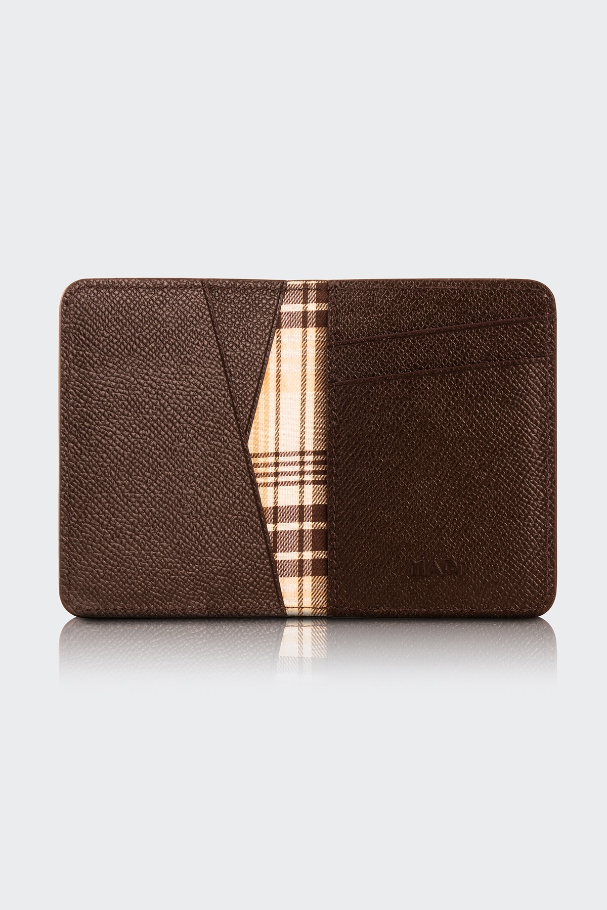 Hakiki Deri, El Yapımı, Erkek Kartlık, 6 Kart Yuvalı, 3106 Kahve