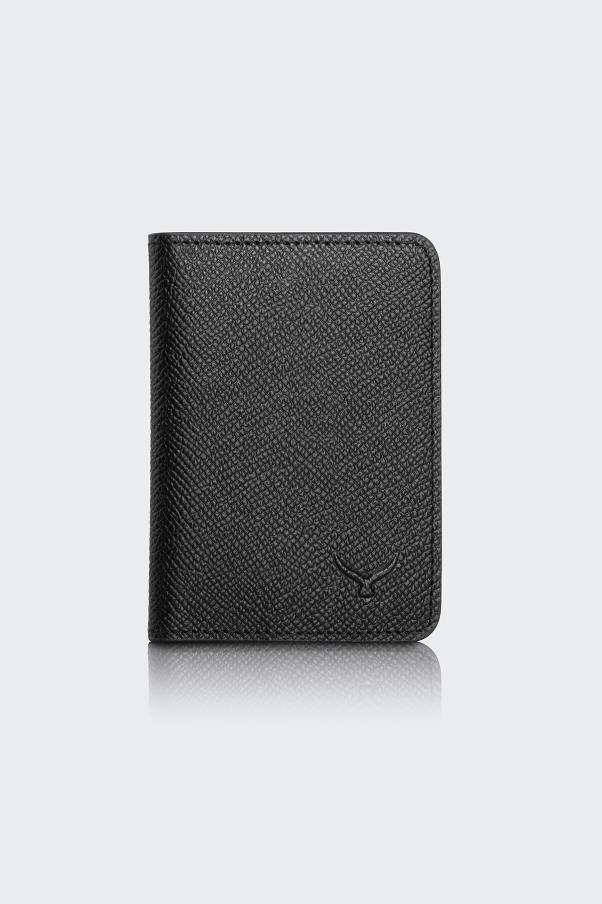 Hakiki Deri, El Yapımı, Erkek Kartlık, 6 Kart Yuvalı, 3106 Siyah