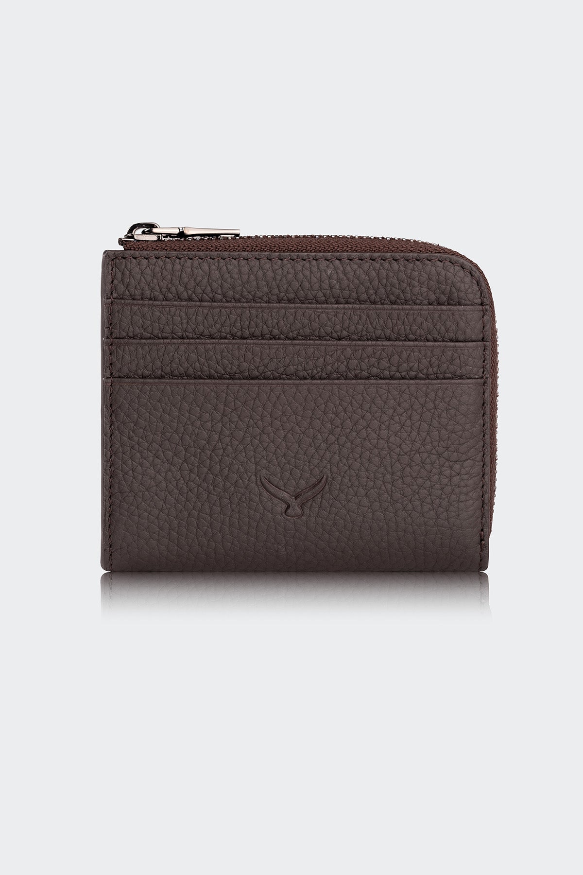 Hakiki Deri, El Yapımı, Erkek Kartlık, 6 Kart Yuvalı, 4506 Kahve